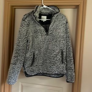 Thread & Supply teddy bear 3/4 zip coat